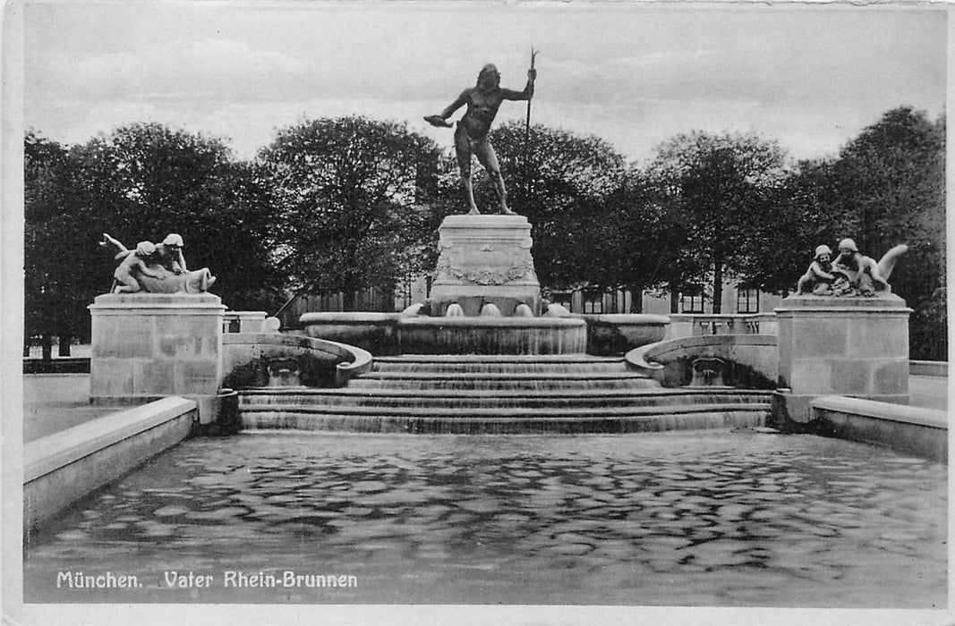 Munchen Vater Rhein Brunnen