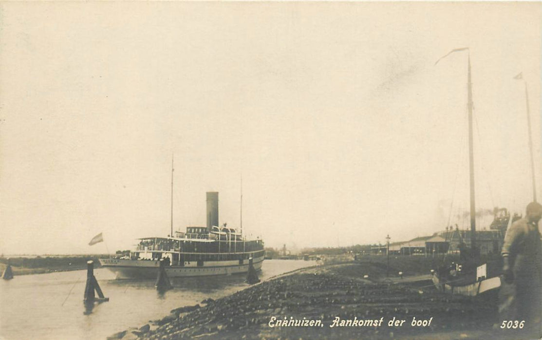 Enkhuizen Aankomst Der Boot