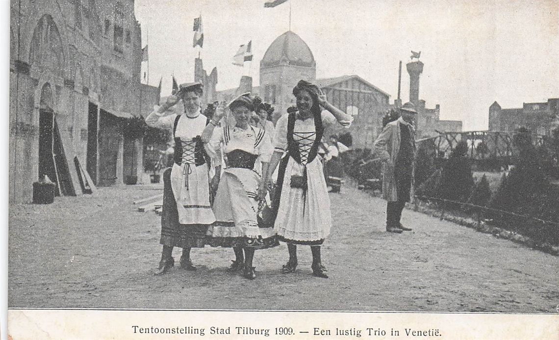 Tentoonstelling Stad Tilburg 1909 Een Lustig Trio In Venetie