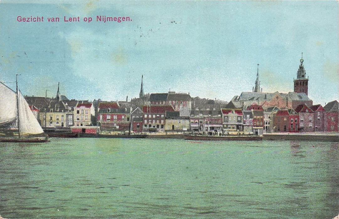 Gezicht Van Lent Op Nijmegen