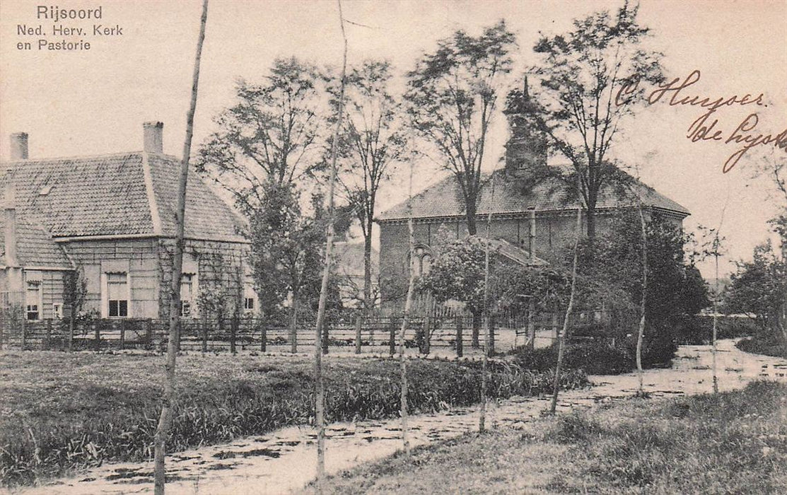 Rijsoord Ned Herv Kerk En Pastorie