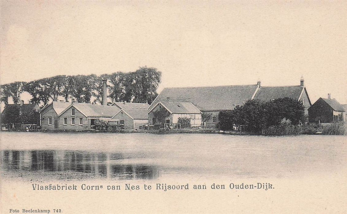 Rijsoord Vlasfabriek Corn Van Nes Aan Den Ouden-Dijk