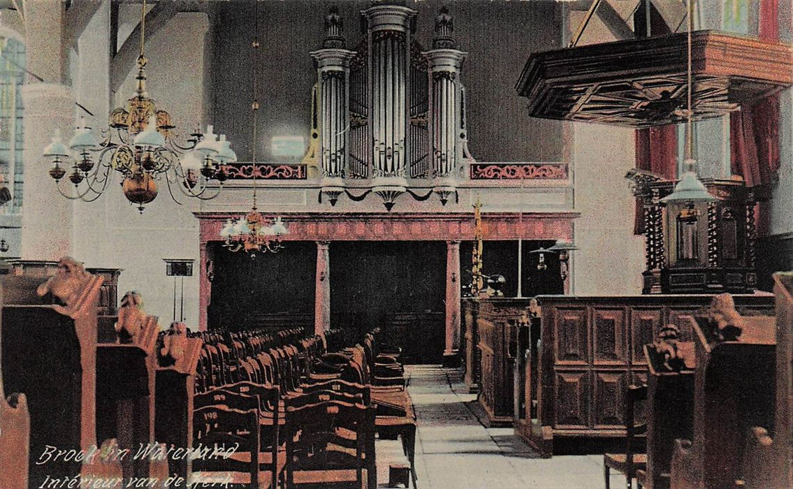 Broek In Waterland Interieur Van De Kerk