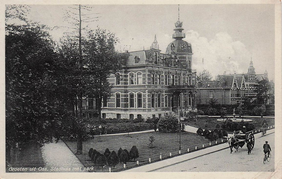 Groeten Uit Oss Stadhuis Met Park