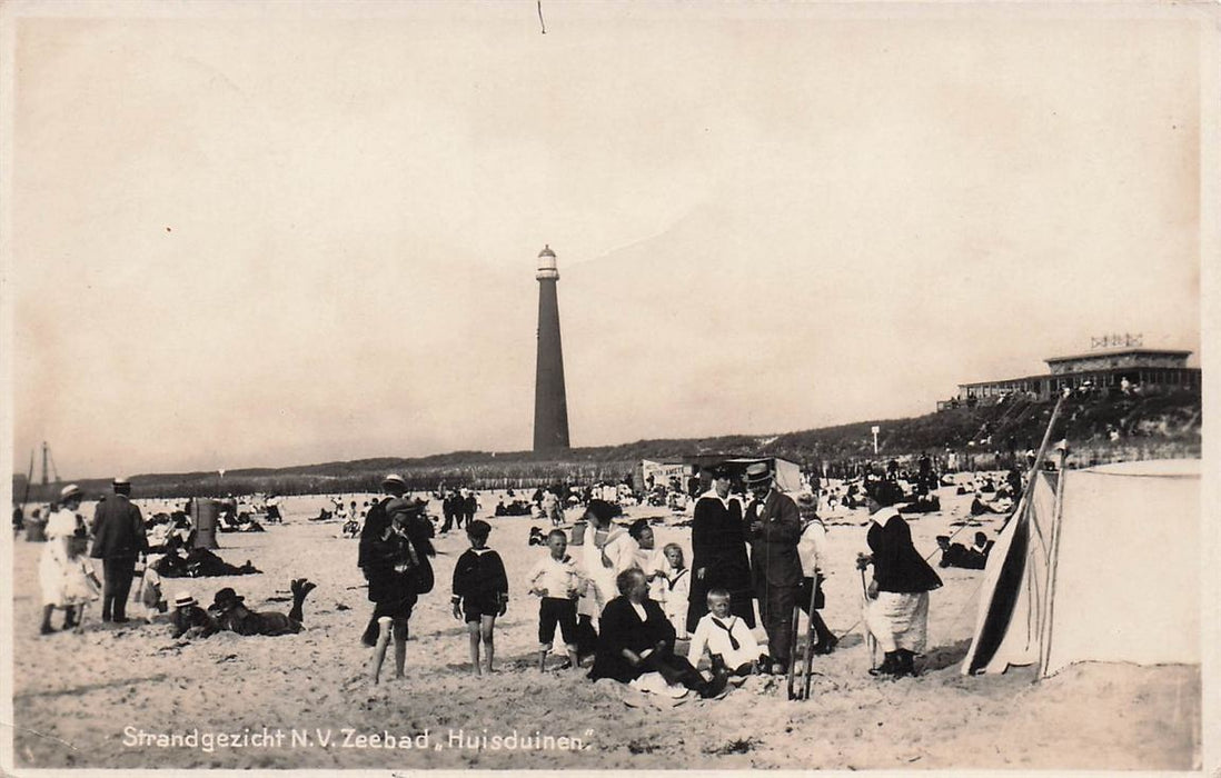 Strandgezicht Zeebad Huisduinen