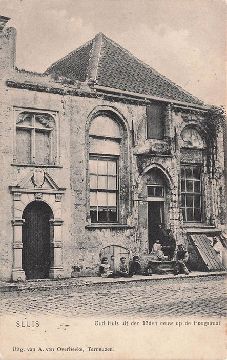 Sluis Oud Huis Uit Den 13Den Eeuw Op De Hoogstraat