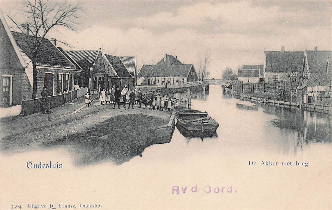 Oudesluis De Akker Met Brug