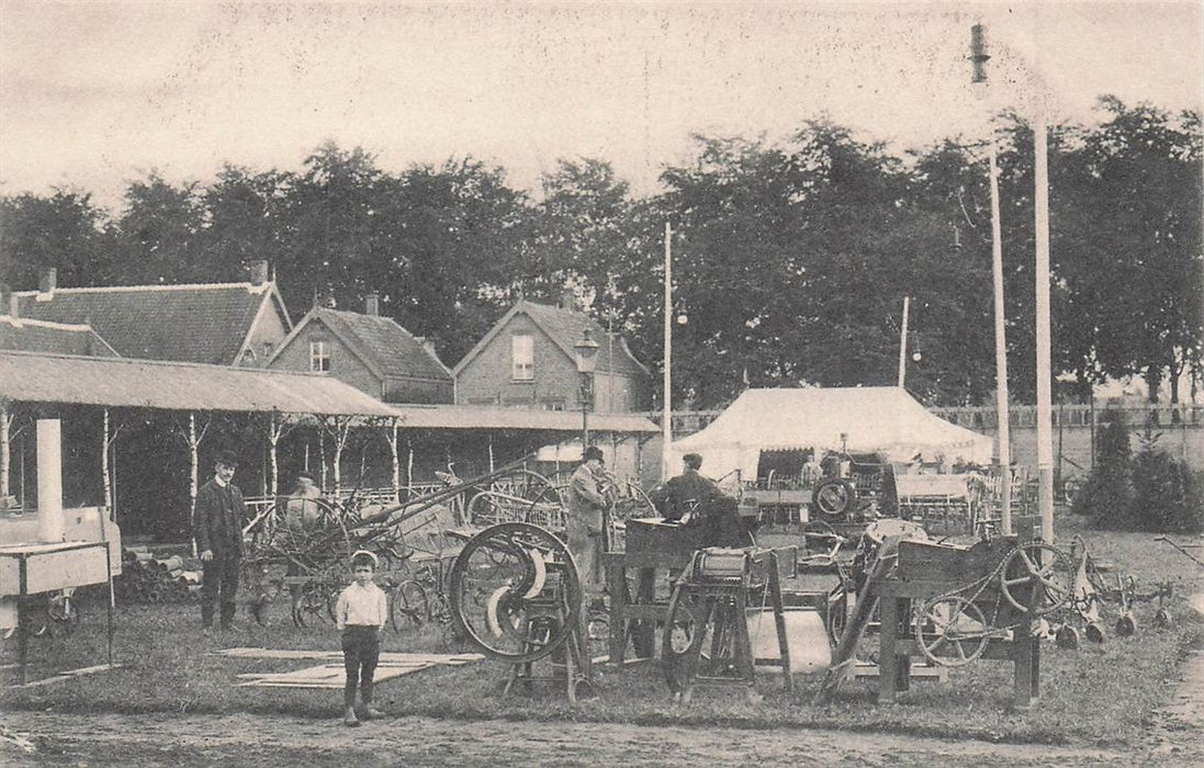 Prov Landbouwtentoonstelling Waalwijk 1910 Landbouwwerktuigen
