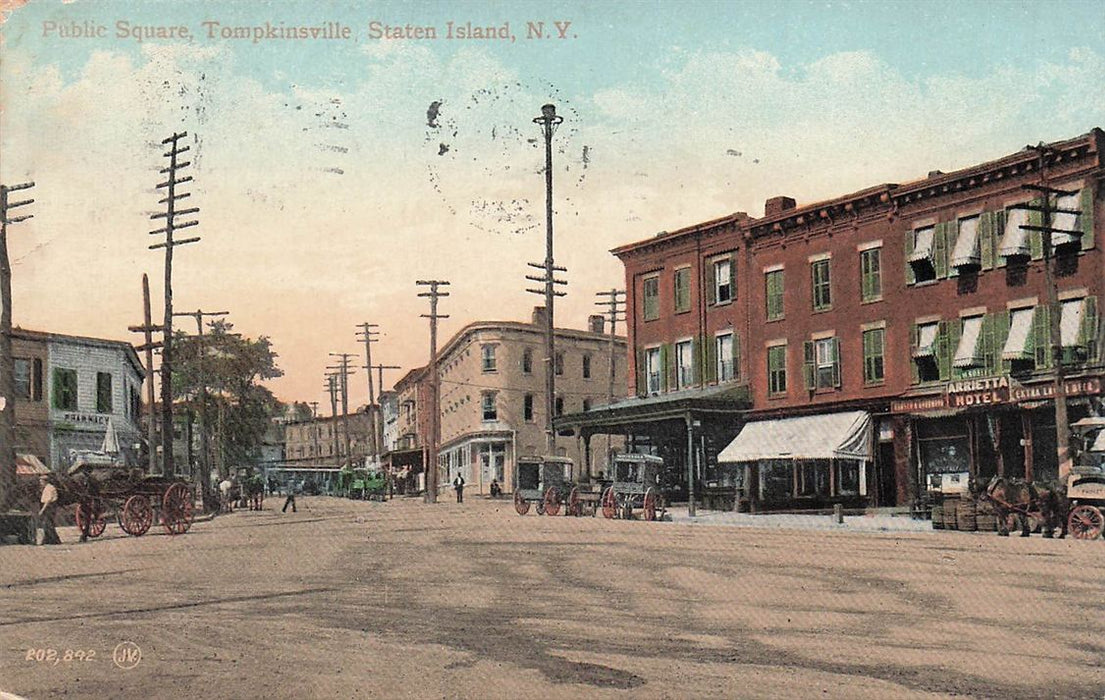 Public Square Tompkinsville Staten Island N.Y