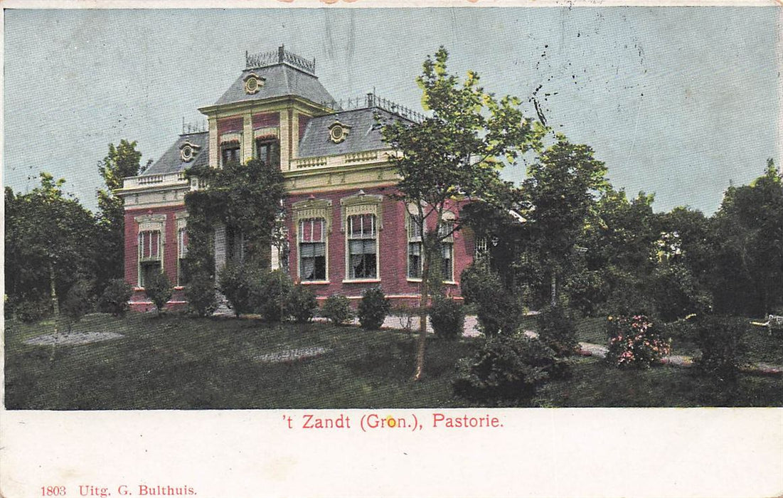 T Zandt (Gron.) Pastorie