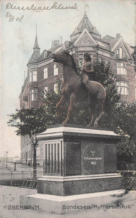 Kobenhavn Bondesen Rytterstatue