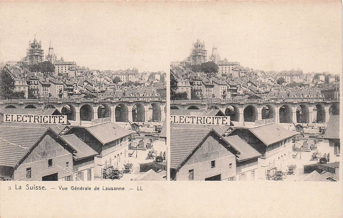 La Suisse Vue Generale De Lausanne