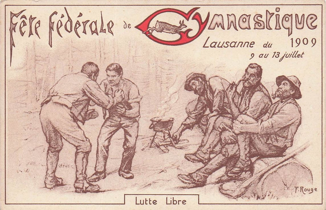Fete Federale De Lausanne Du Gymnastique 1909