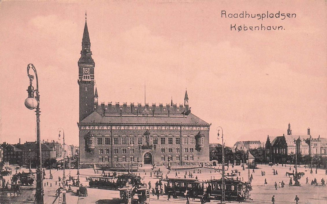Raadhuspladsen Kobenhavn