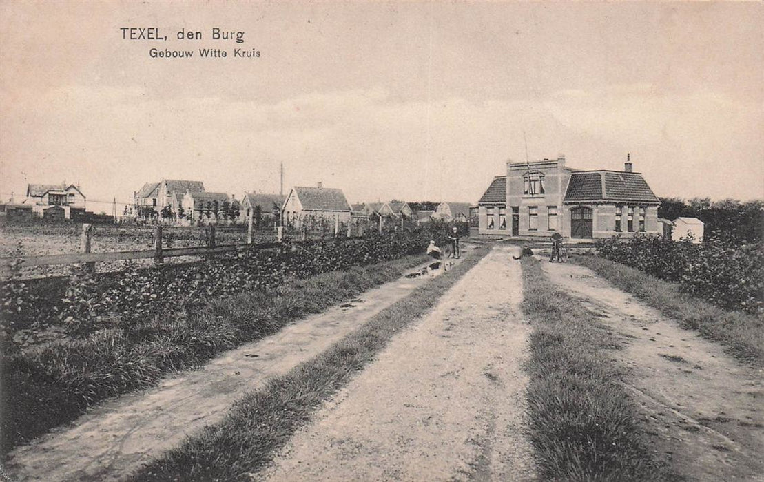 Texel Den Burg Gebouw Witte Kruis
