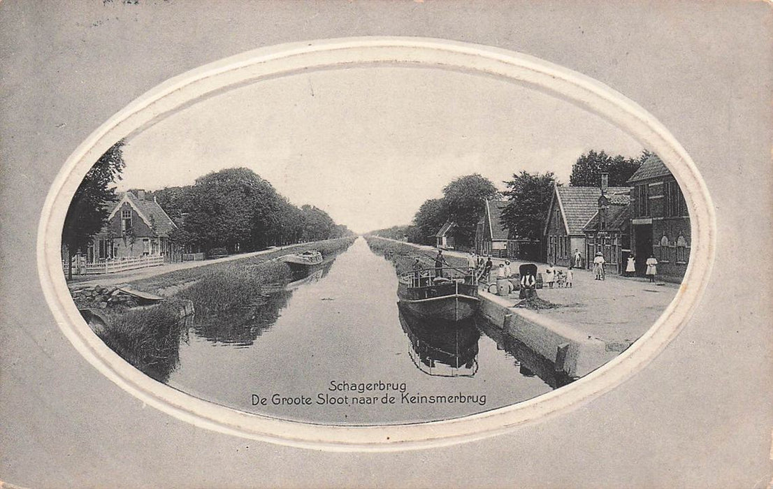 Schagerbrug De Groote Sloot Naar De Keinsmerbrug