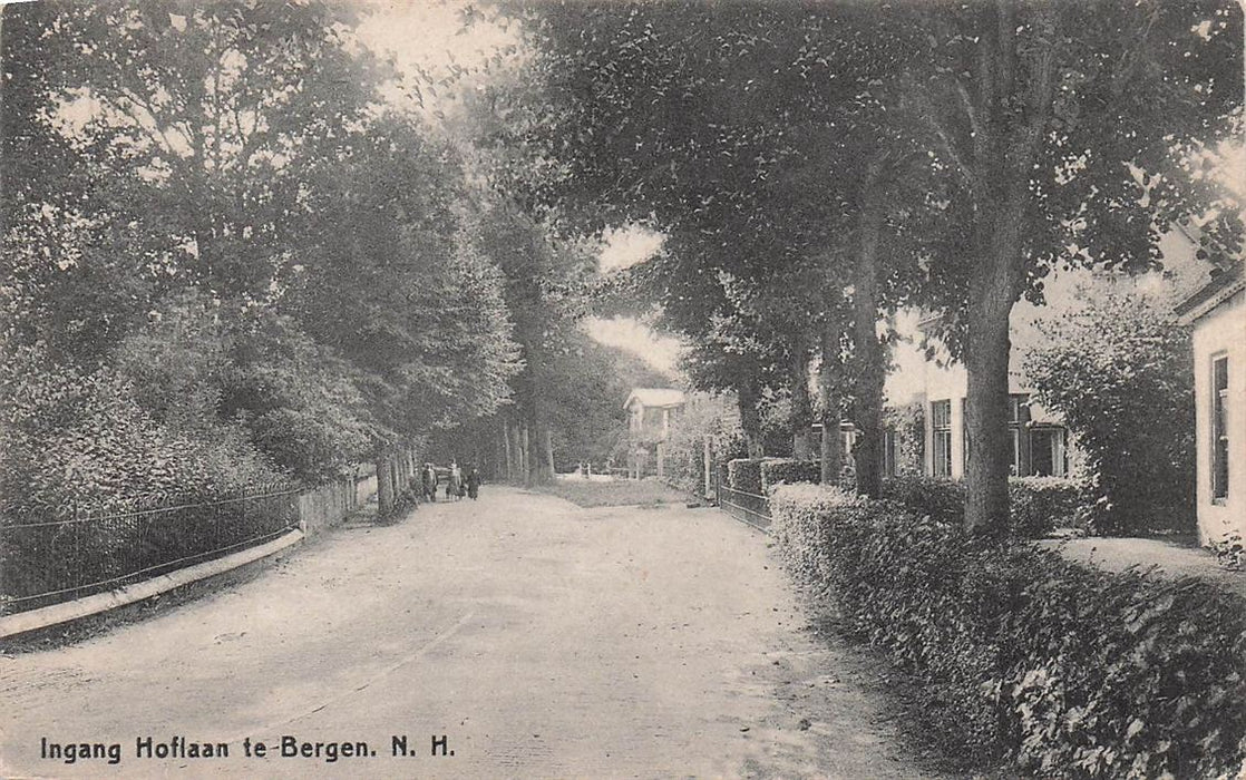 Ingang Hoflaan Te Bergen N H