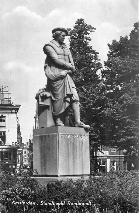 Amsterdam Standbeeld Rembrandt