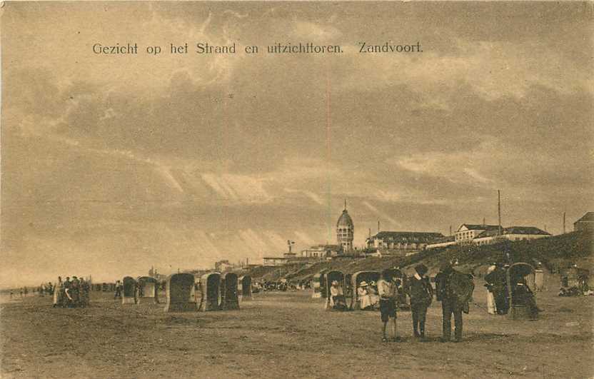Zandvoort Gezicht op het strand