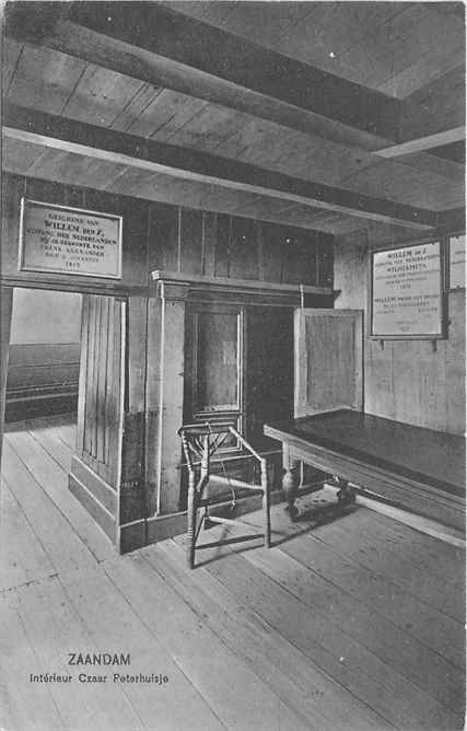 Zaandam Interieur Czaar Peterhuisje
