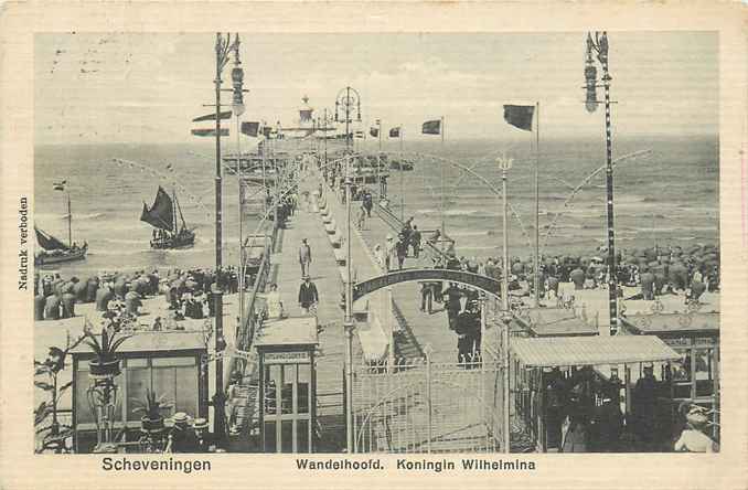 Scheveningen Wandelhoofd koningin Wilhel