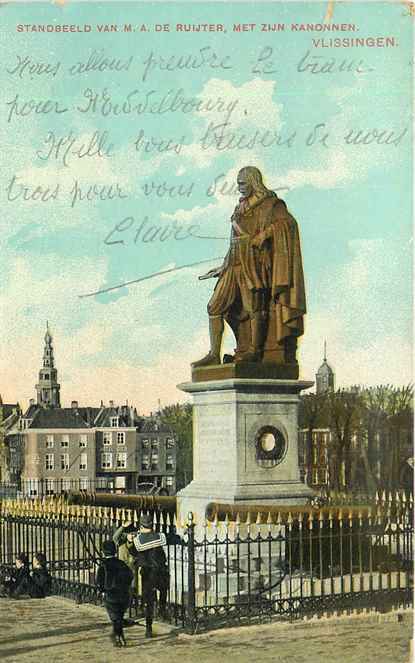 Vlissingen Standbeeld van MA de Ruijter