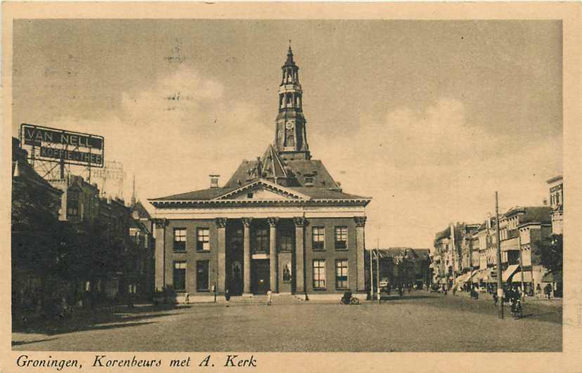 Groningen Korenbeurs met A Kerk