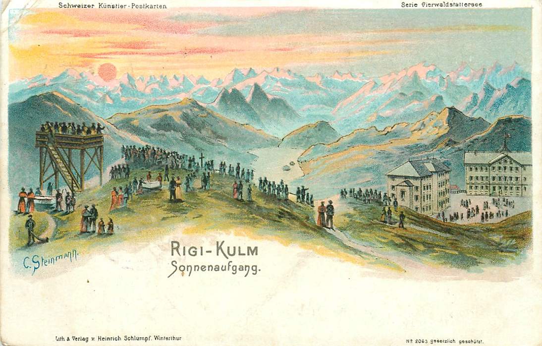 Rigi-Kulm Sonnenaufgang