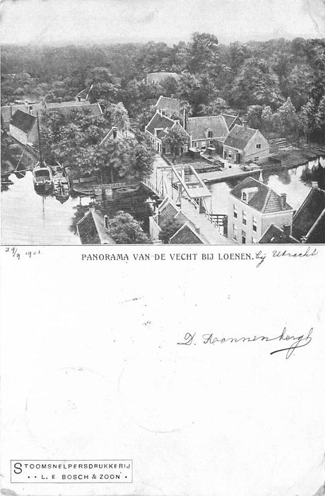 Loenen aan de Vecht Panorama vanaf Witte Huis