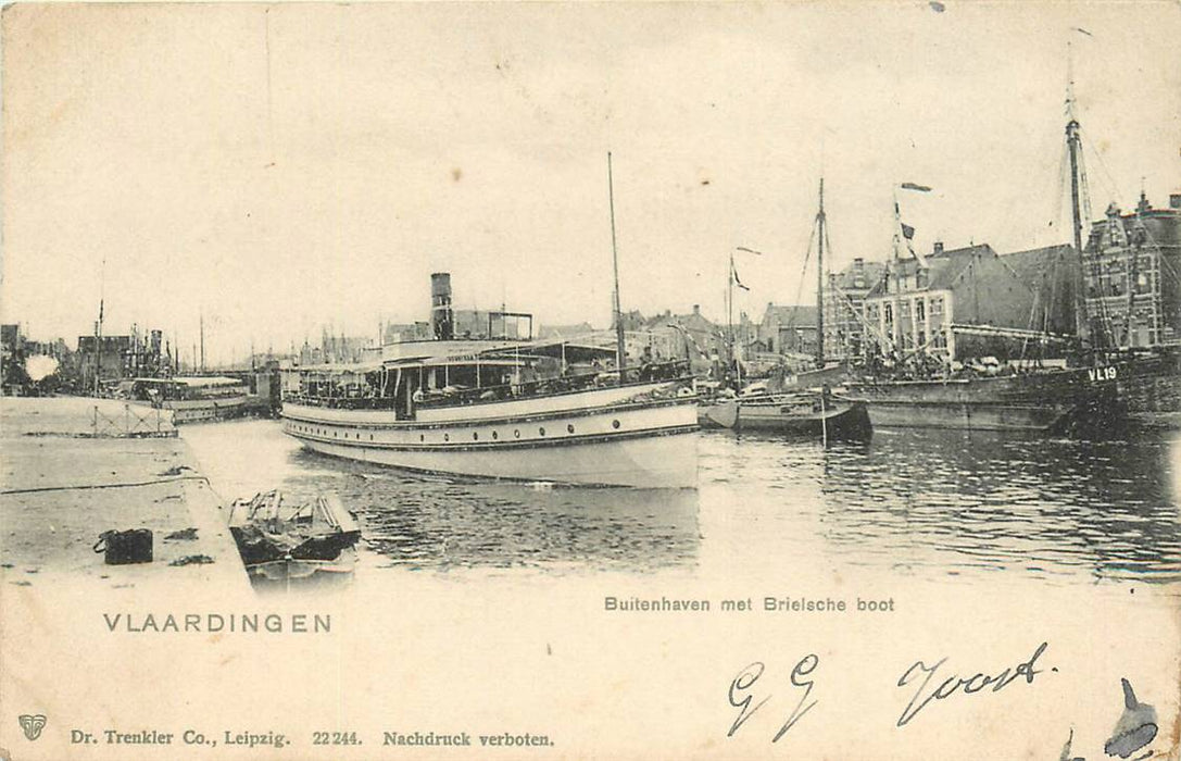 Vlaardingen Buitenhaven met Brielsche boot