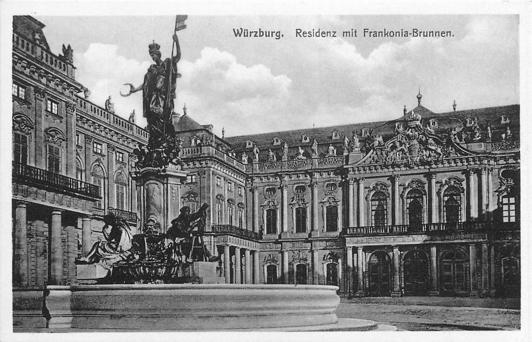 Würzburg   Residenz Frankonia Brunnen