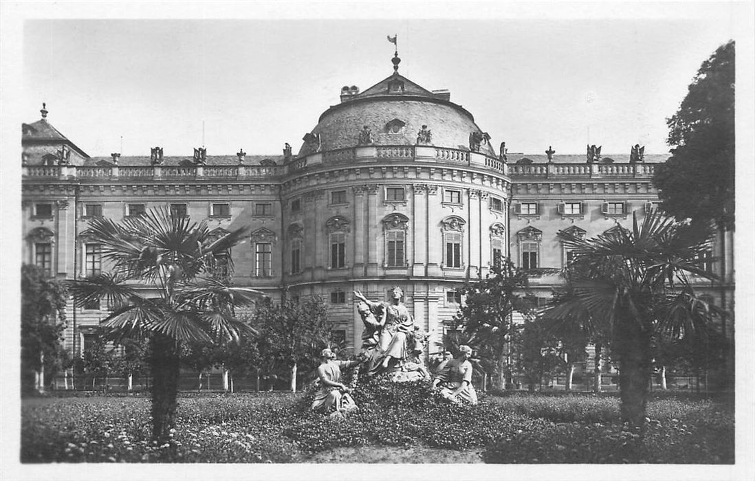 Würzburg  Residenz Gartenseite