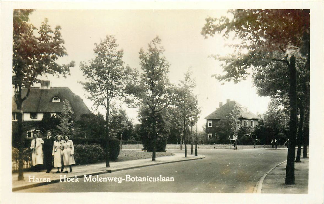 Haren GN Hoek Molenweg Botanicuslaan