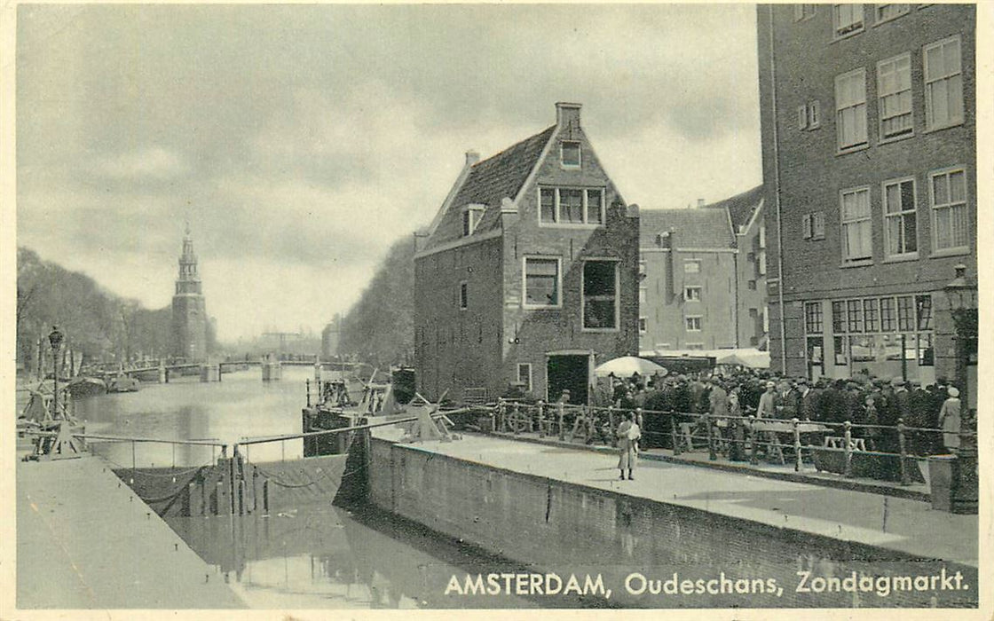 Amsterdam Oudeschans Zondagmarkt