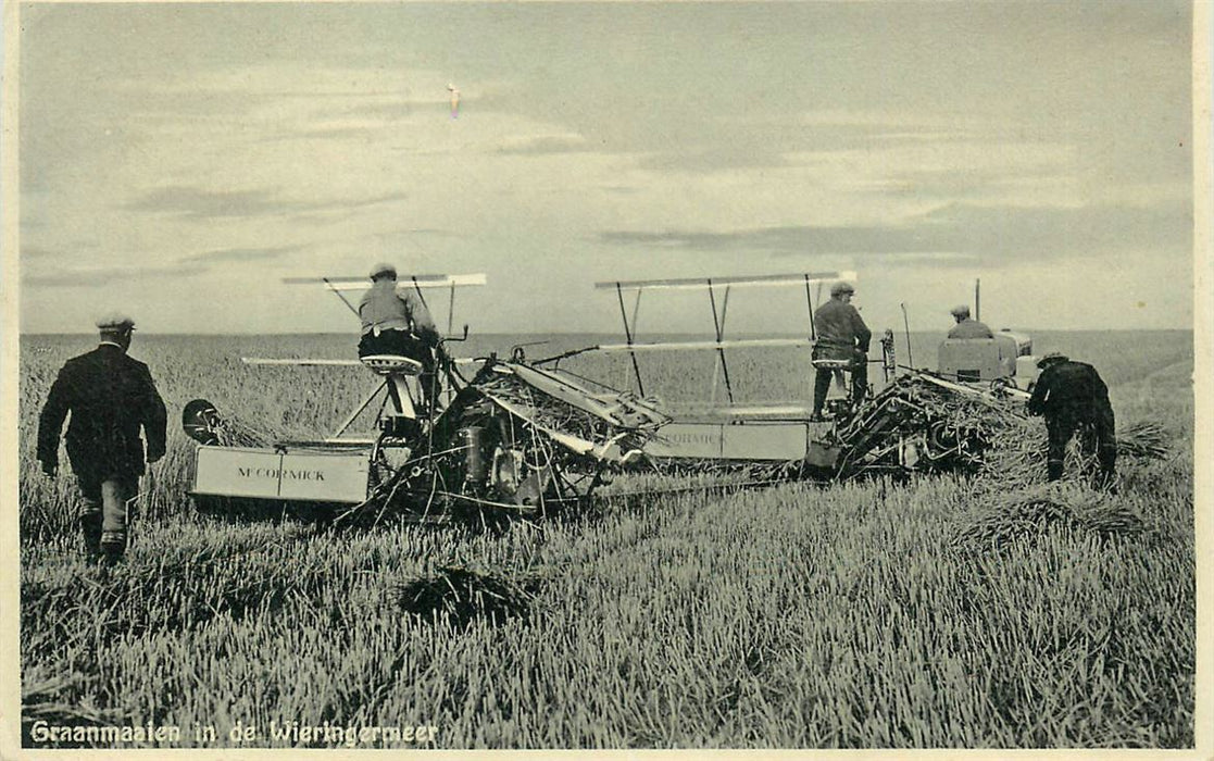 Wieringermeer Graanmaaien