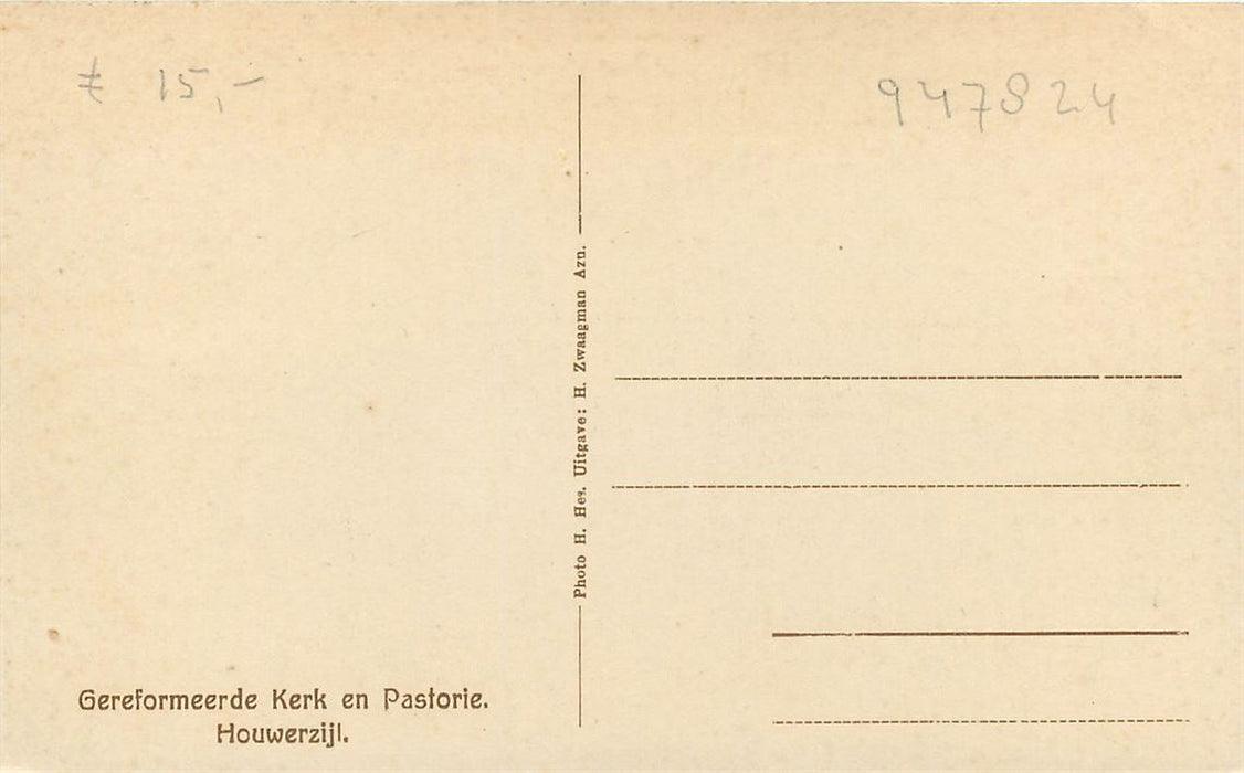 Houwerzijl Gereformeerde Kerk en Pastorie