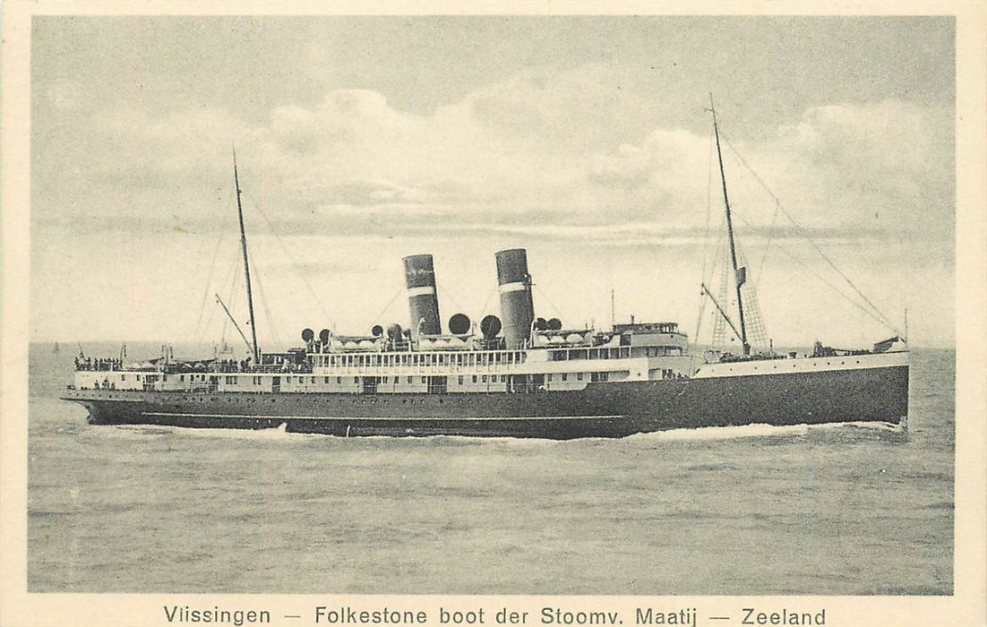 Vlissingen  Boot der Stoomv Maatij Zeeland