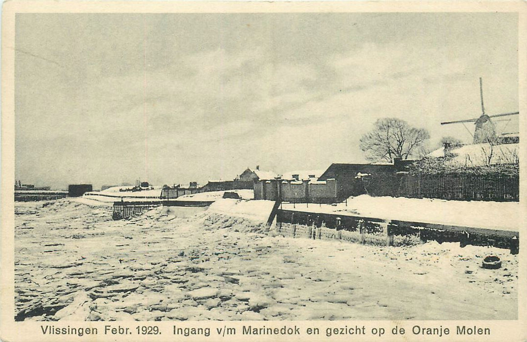 Vlissingen  Ingang vm Marinedok 1929