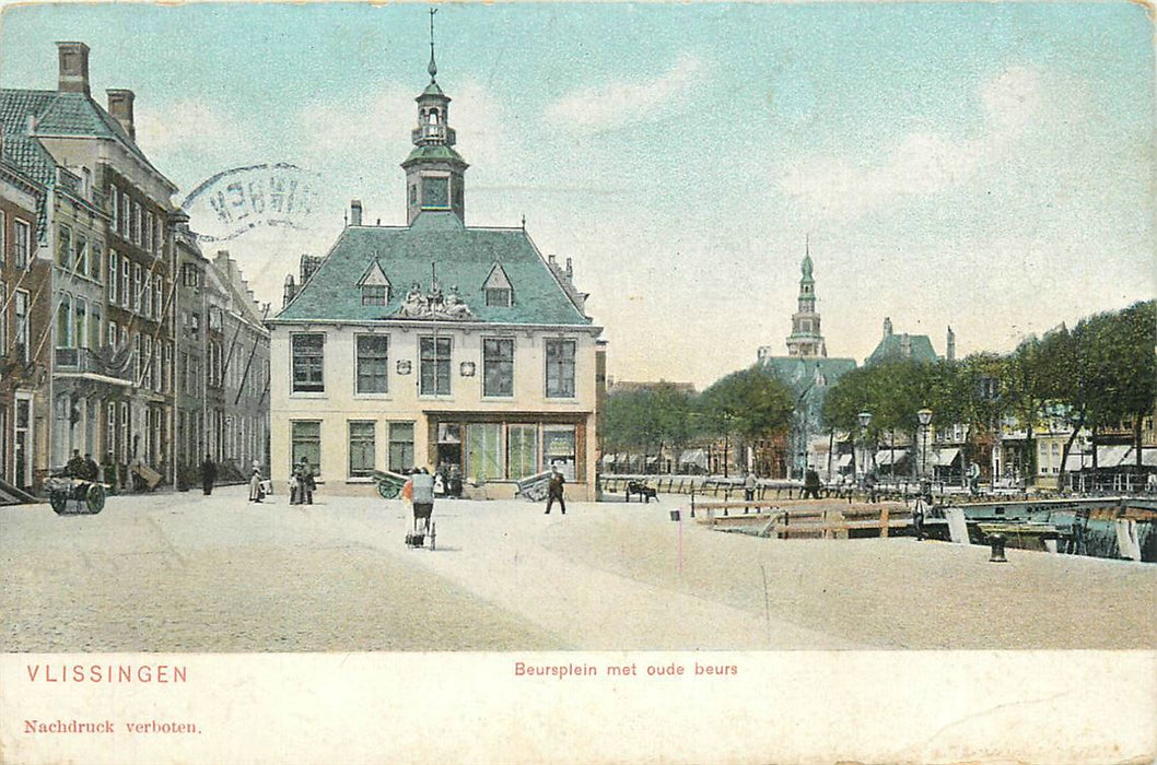 Vlissingen  Beursplein met Oude Beurs