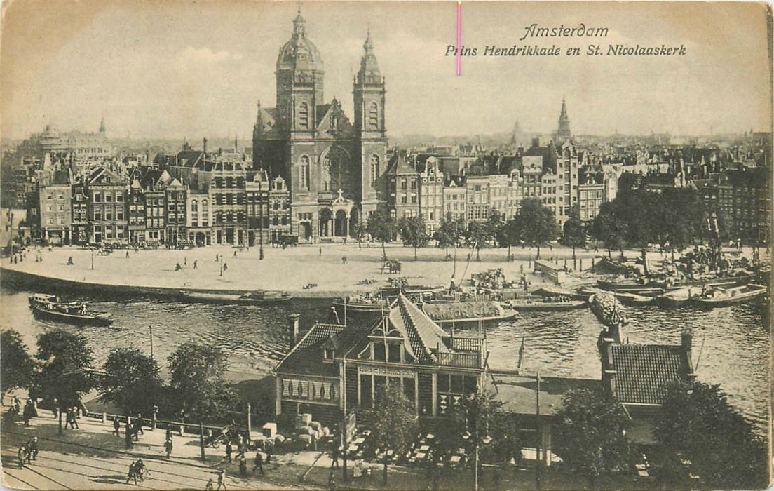 Amsterdam PH Kade en St Nicolaaskerk