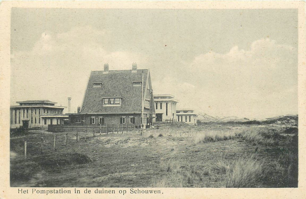Schouwen Pompstation in de Duinen