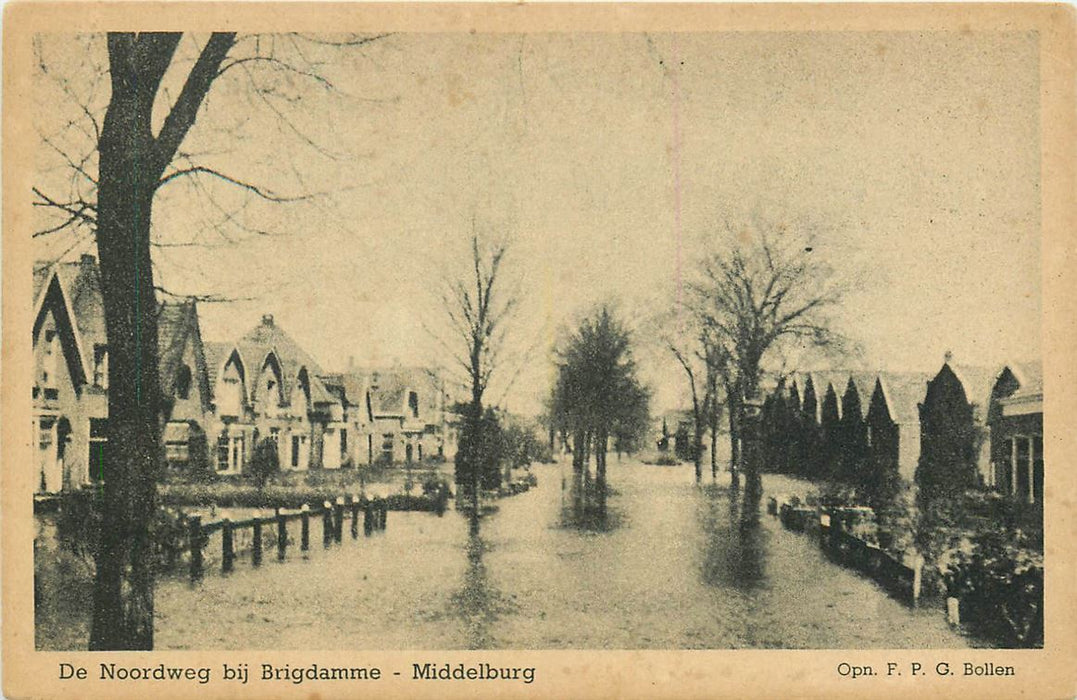 Middelburg De Noordweg bij Brigdamme