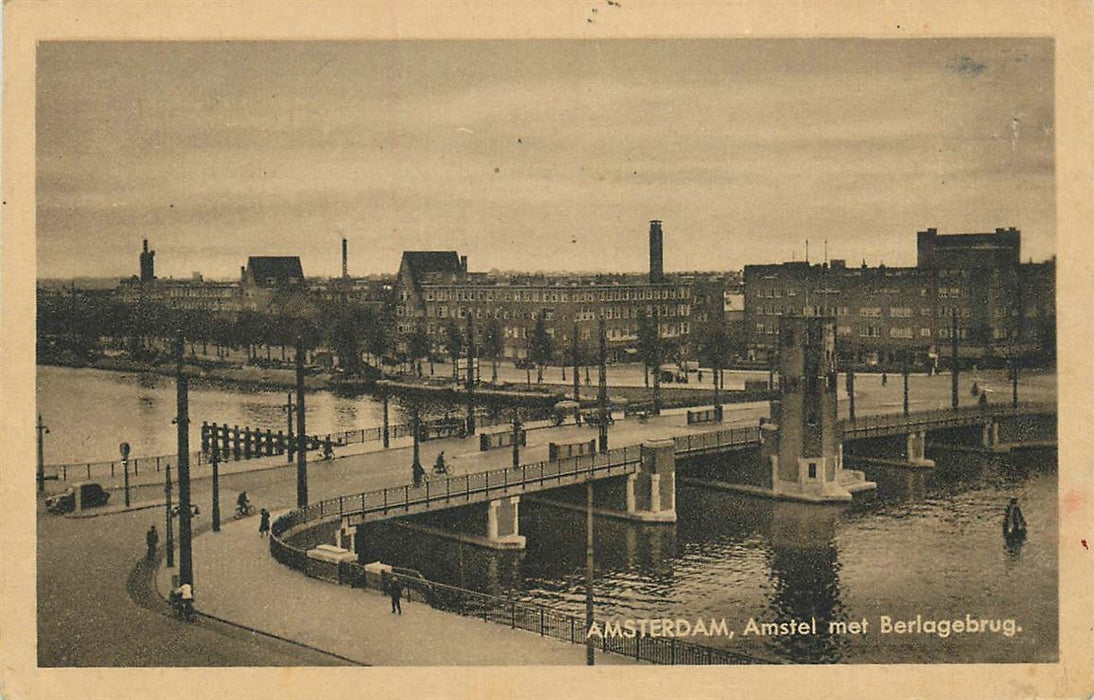 Amsterdam Amstel met Berlagebrug