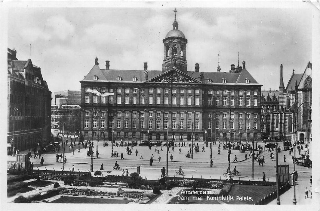 Amsterdam Dam met Koninklijk Paleis