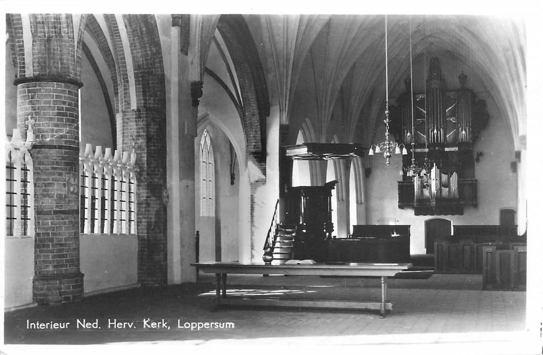 Loppersum Interieur Ned Herv Kerk