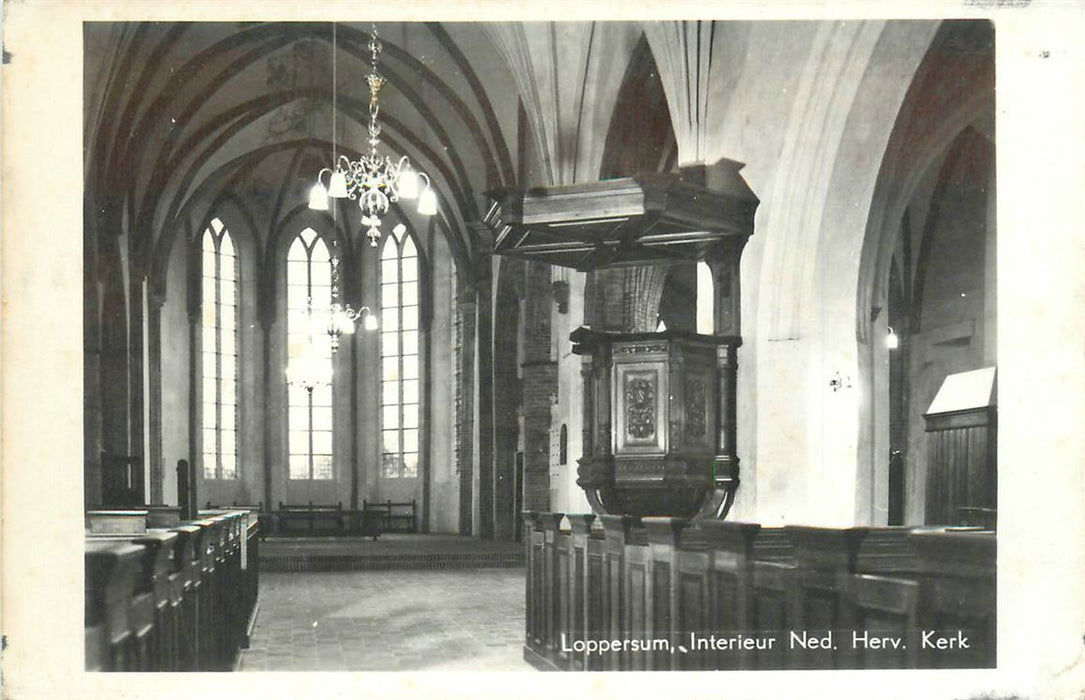 Loppersum Interieur Ned Herv Kerk