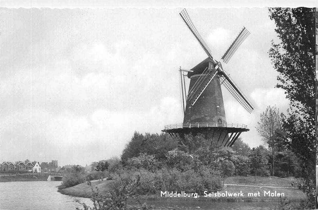 Middelburg Seisbolwerk met Molen