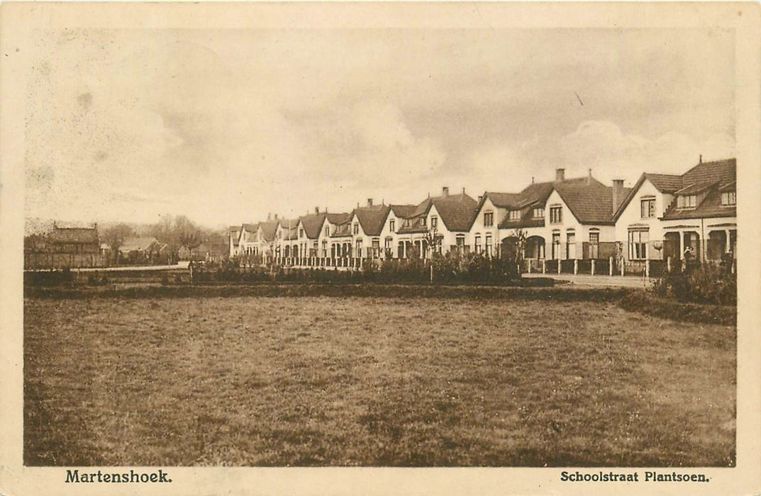 Martenshoek Schoolstraat Plantsoen