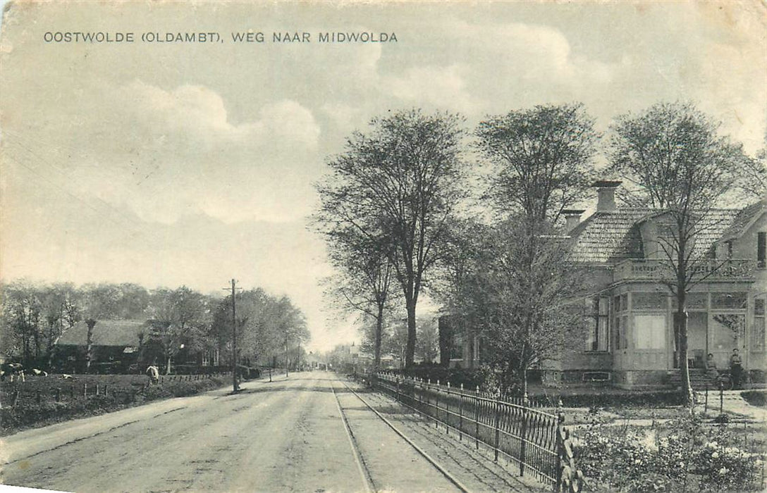 Oostwold  Weg naar Midwolda