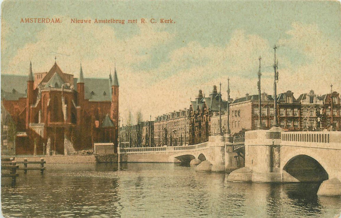 Amsterdam Nieuwe Amstelbrug RC Kerk